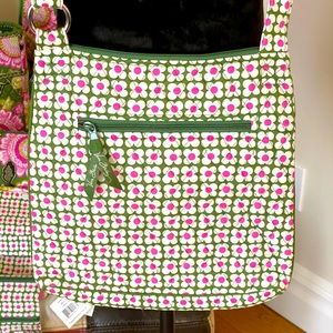 New Olivia Pink Vera Bradley Hipster Crossbody